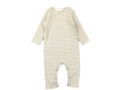 Lil Atelier night suit fog stripes